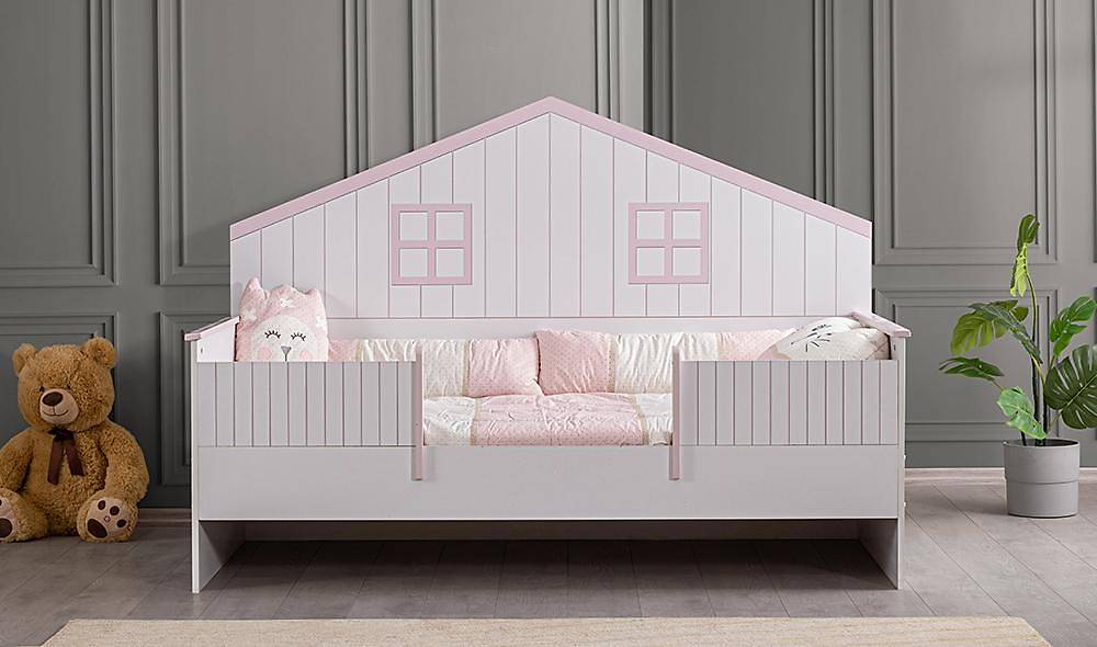 Limba Montessori Bedstead - Pink