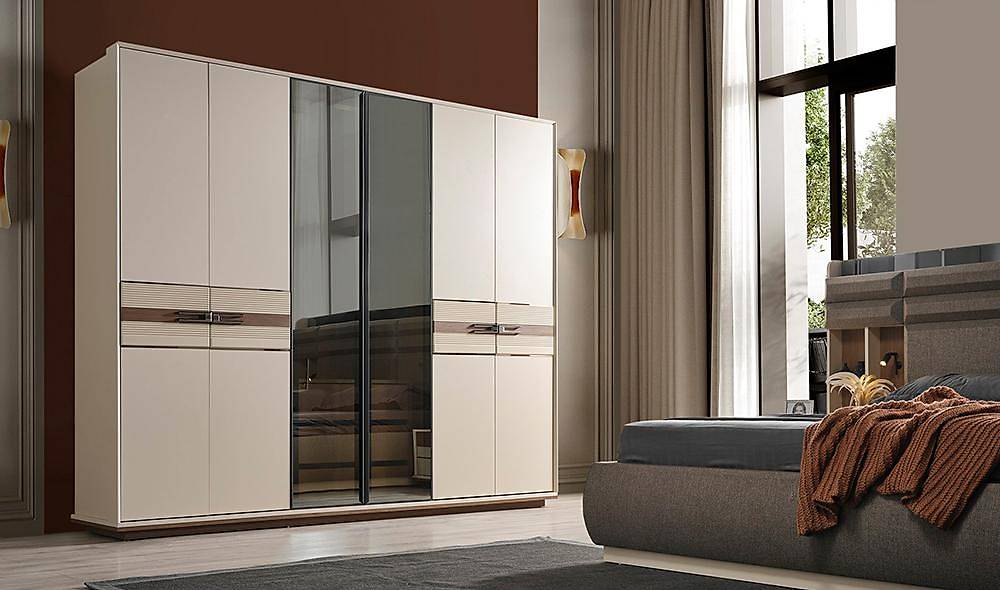 Sona 6 Door Wardrobe