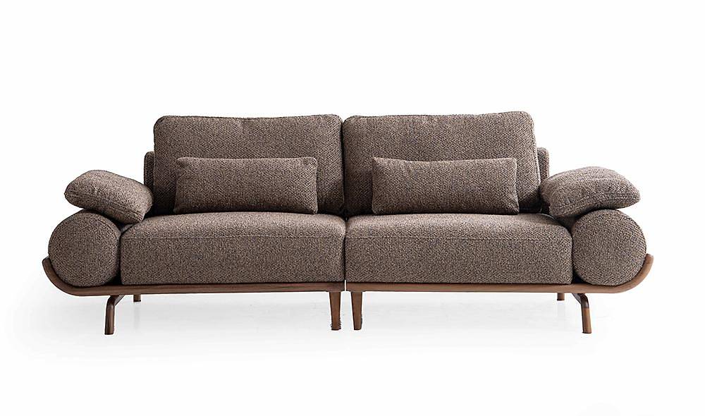Almeda Sofa Set - Brown