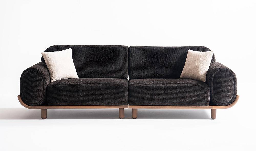 Maisie Sofa Set - Dark Brown