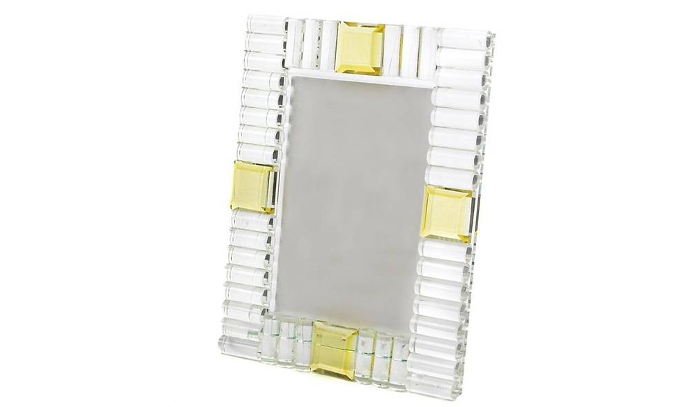 Clear Amber Glass Frame