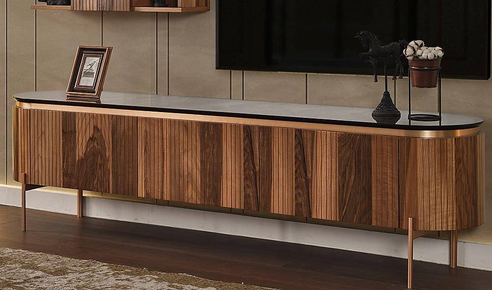 Mood Walnut Tv Unit