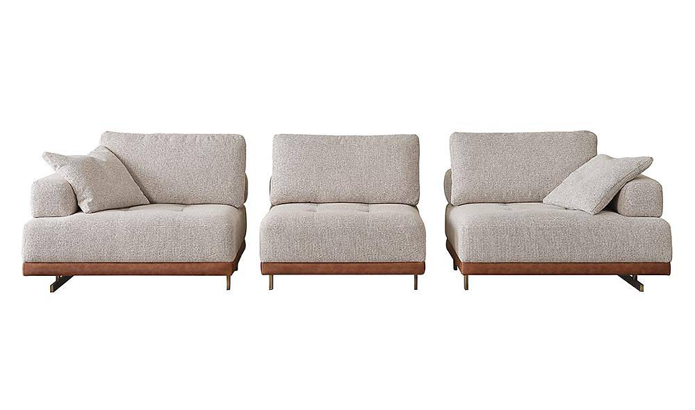 Adessa Quad Sofa - Brown