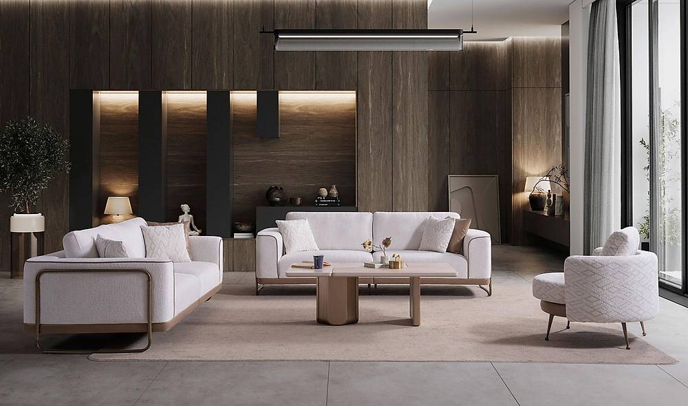 Calipto Sofa Set - Beige