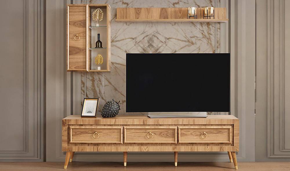 zmit Walnut Tv Unit