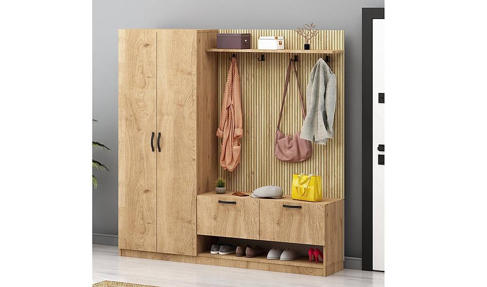 Valeria Coat Rack - Oak