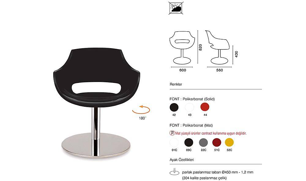 Opal-M Chair 2 Piece