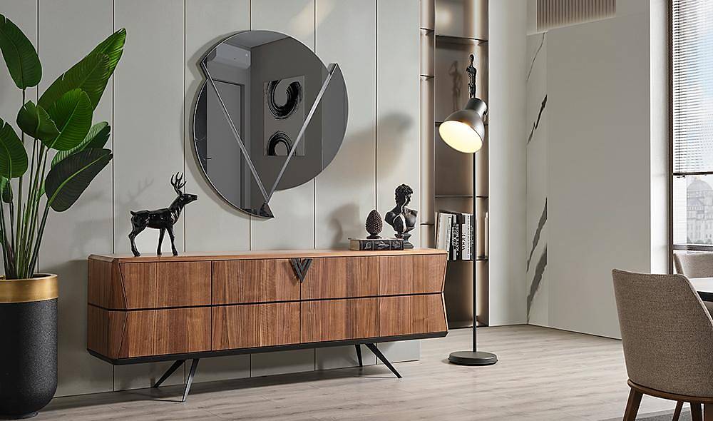 Hisar Dining Room - Walnut
