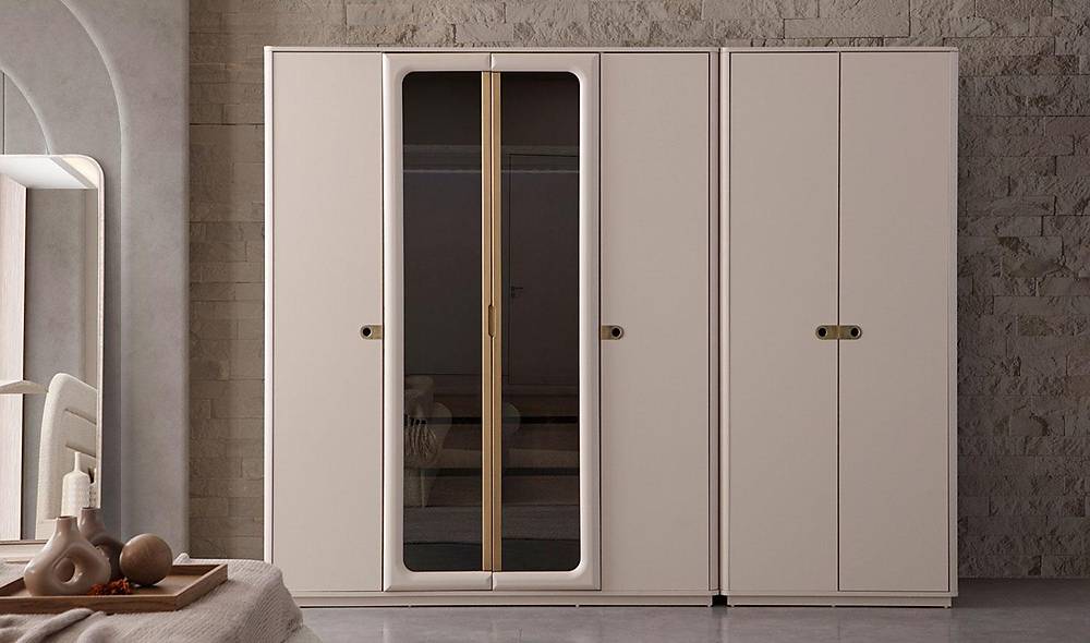 Cunda 6 Door Wardrobe