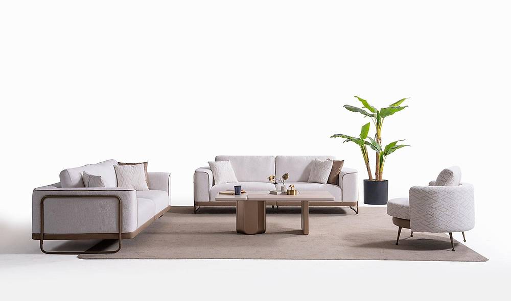 Calipto Sofa Set - Beige