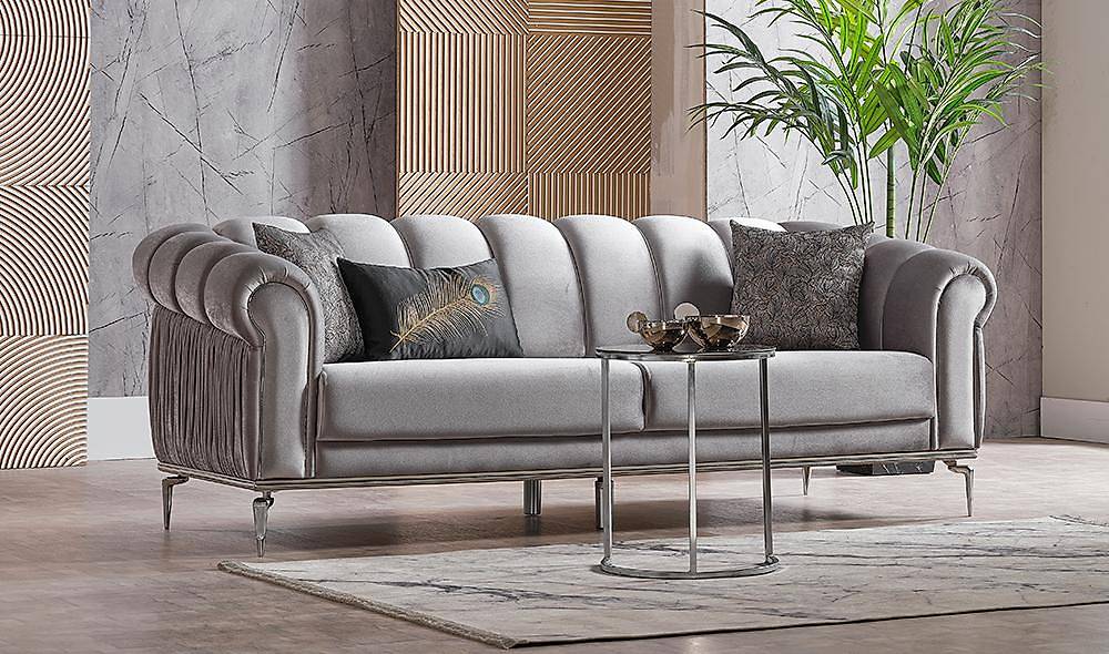 Capris Sofa with Metal Design