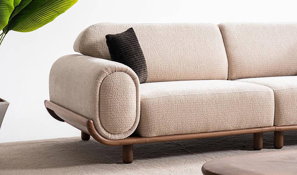 Maisie Sofa Set - Dark Brown