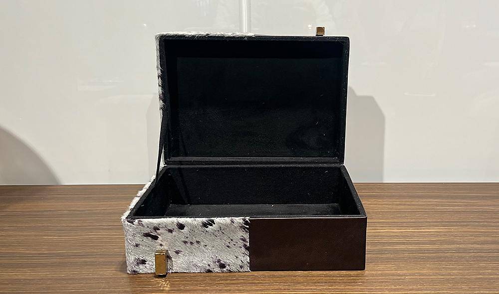Black and White Jewellery Box - Rectangle