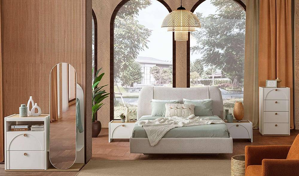 Lenora Wedding Set - White