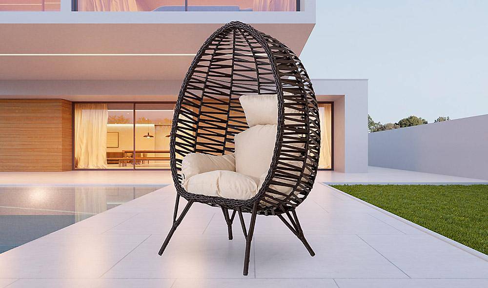 Holiday Single Garden Sofa - Brown