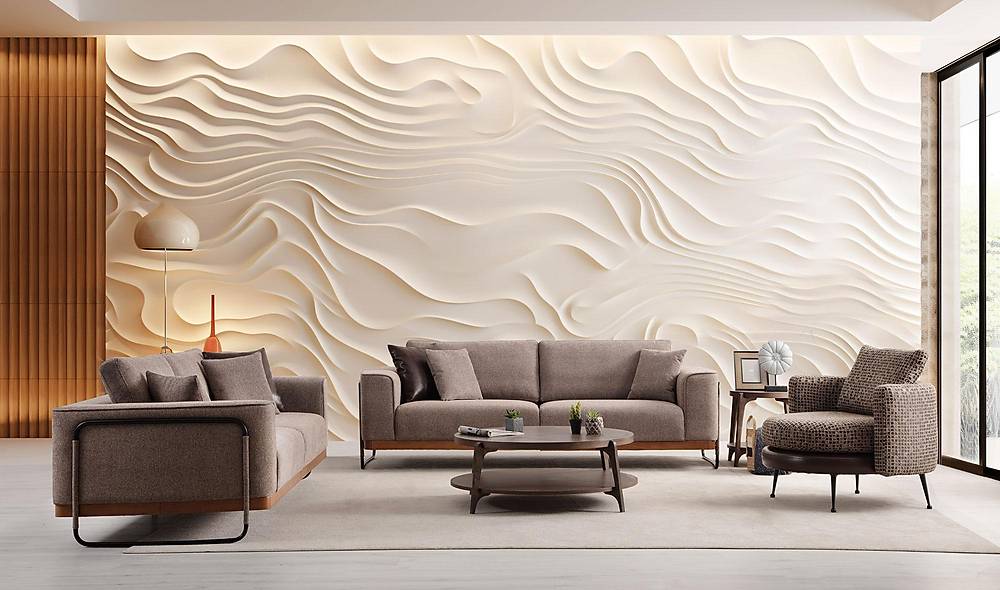 Calipto Sofa Set - Brown