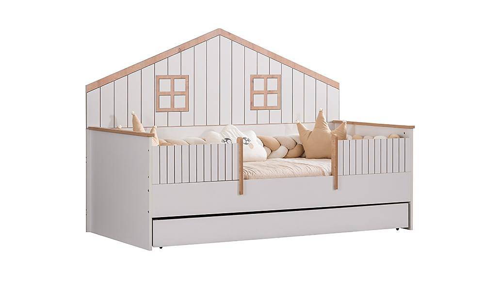 Limba Montessori Bedstead - Walnut