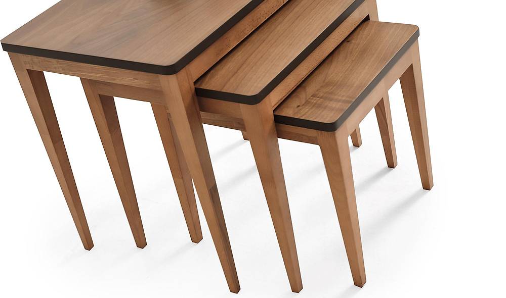Rowena Nesting Table - Walnut