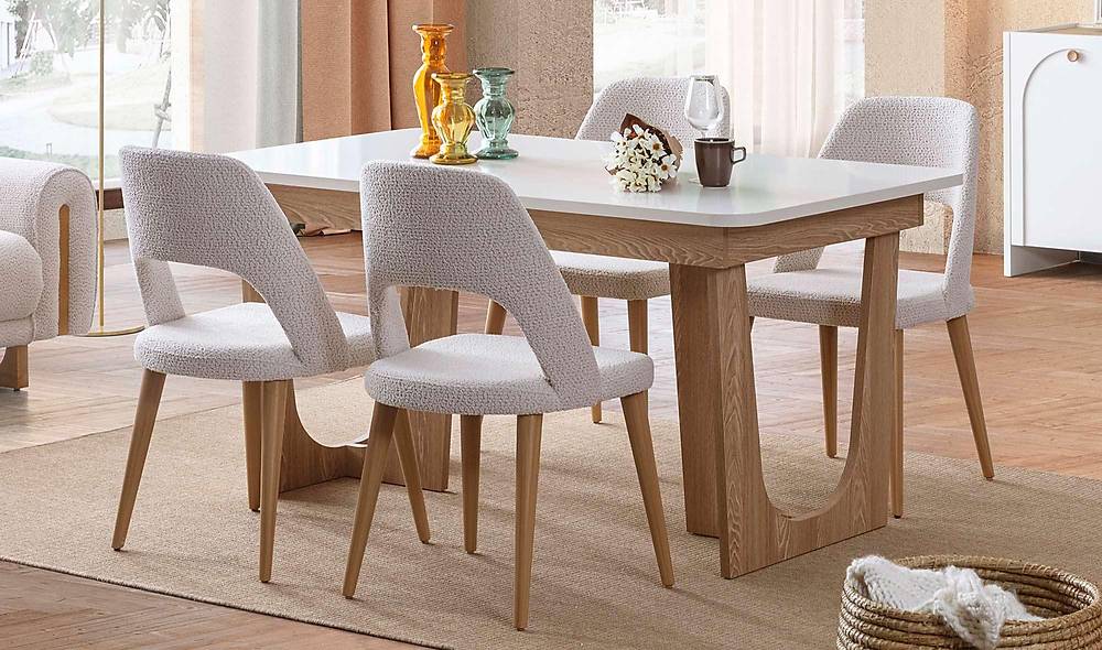 Lenora Wedding Set - White