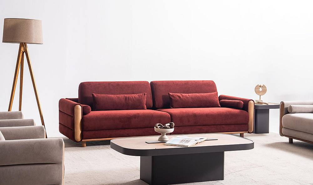 George Sofa Set - Oak