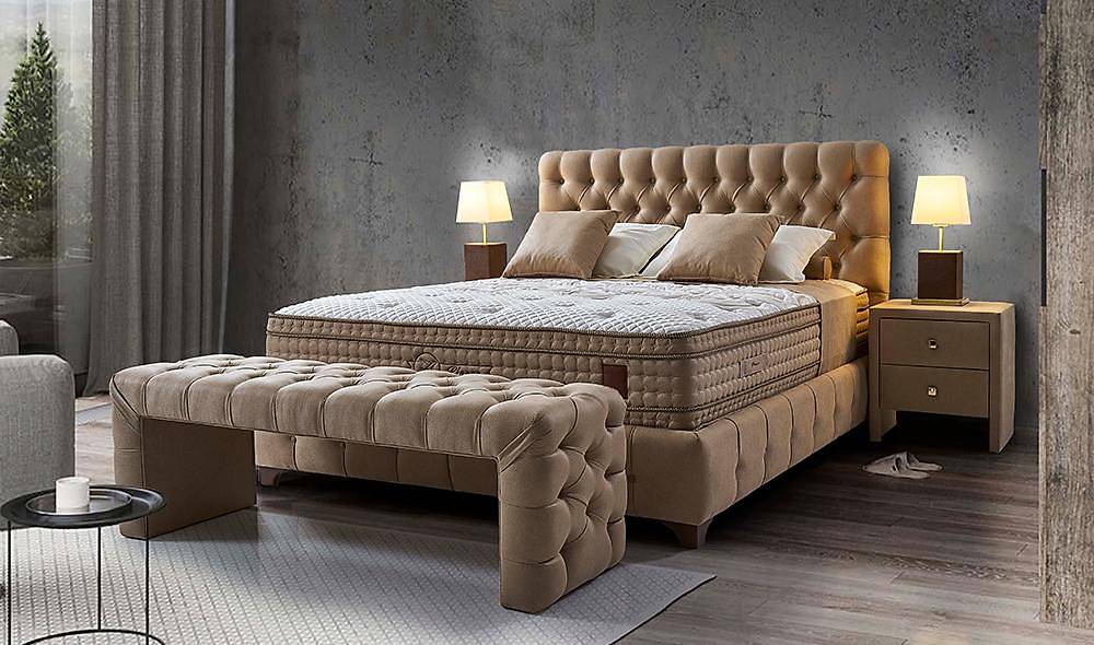 Planor Tommy Bedding Set Base + Headboard + Mattress