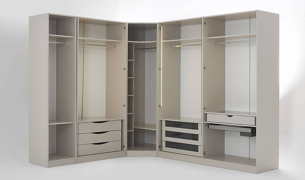 Artut Wardrobe - Corner Cabinet
