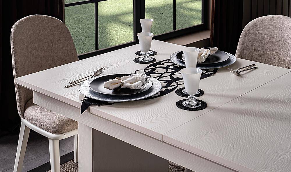 Montana Dining Table Set - Moonstone
