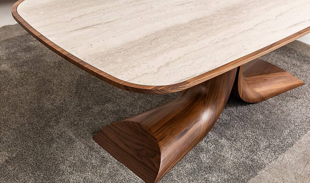 Messina Dining Table Set - Walnut