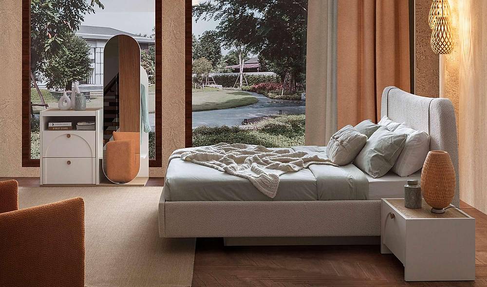 Lenora Wedding Set - White