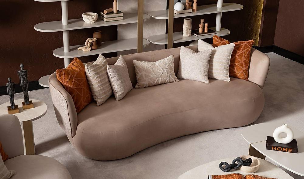 Dovita Quad Sofa - Brown