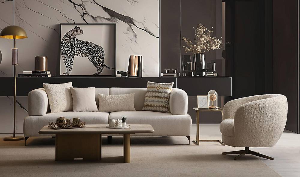 Nesta Sofa Set - Bed - Metal Leg