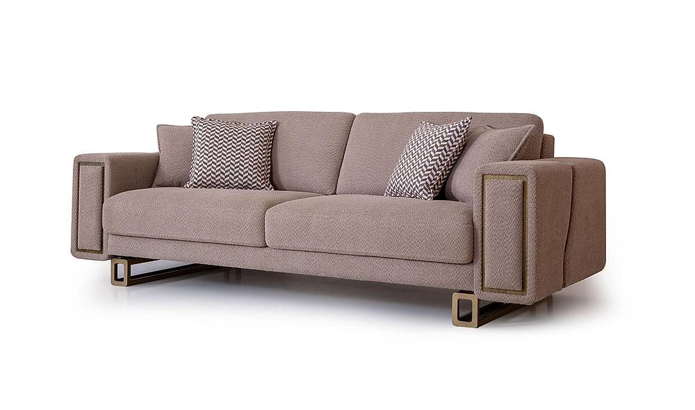 Tiana Sofa - Tumbled Gold - Vizon
