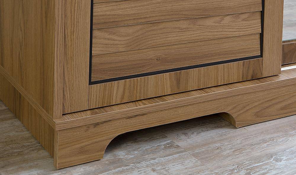 Royal Sliding Wardrobe - Walnut