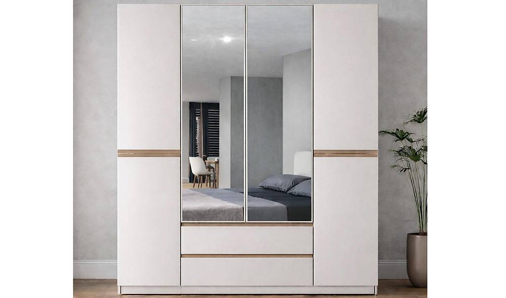Rudina Wardrobe - 4 Door