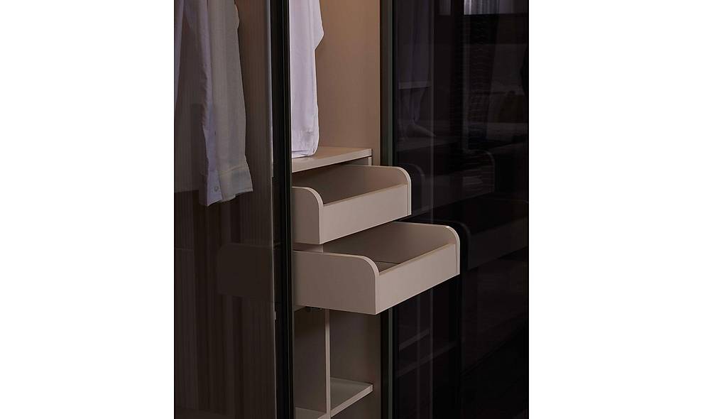 Fox Bedroom with Base - Corner Wardrobe
