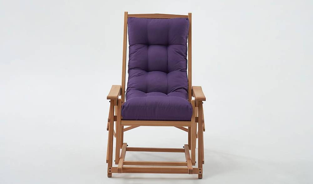 Ocean Single Garden - Balcony Sofa - Purple