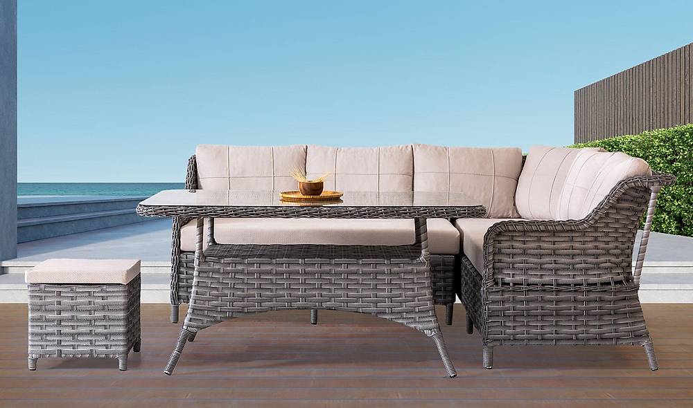 Kanvas L Garden Sofa