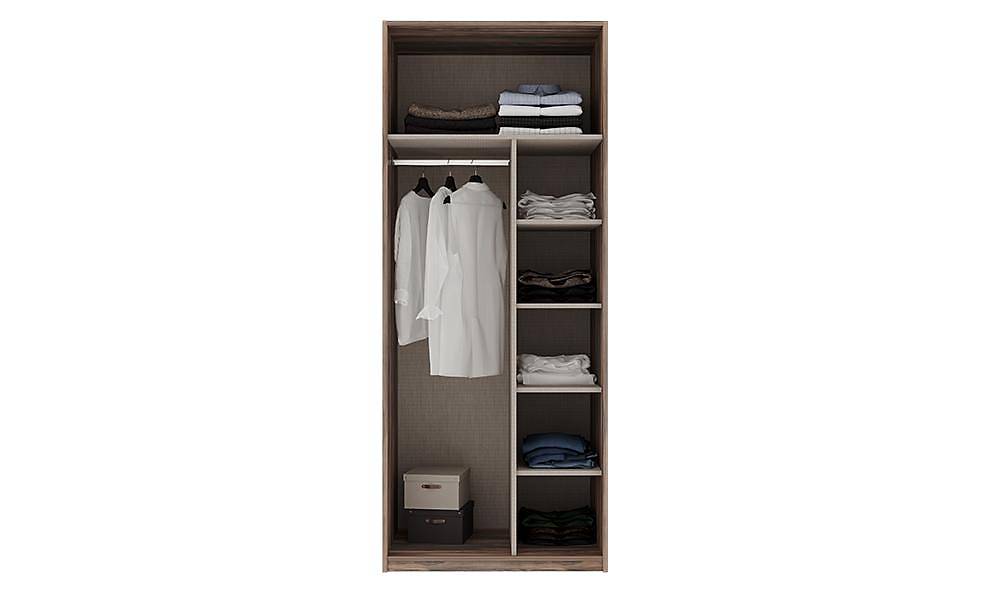Liya 6 Door Wardrobe - Beige