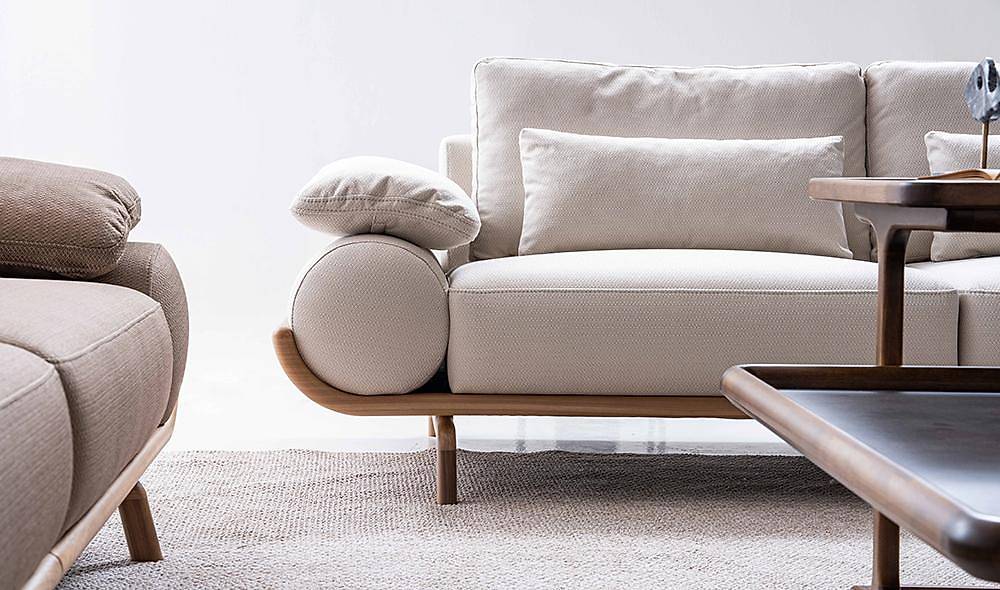 Almeda Sofa Set - Brown