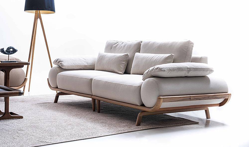 Almeda Sofa Set - Brown