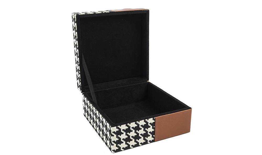 Brown Leather Jewelry Box