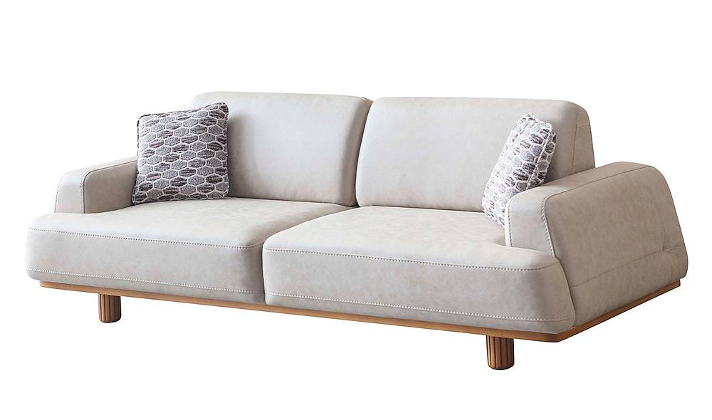 Linz Sofa - Orange - Cream