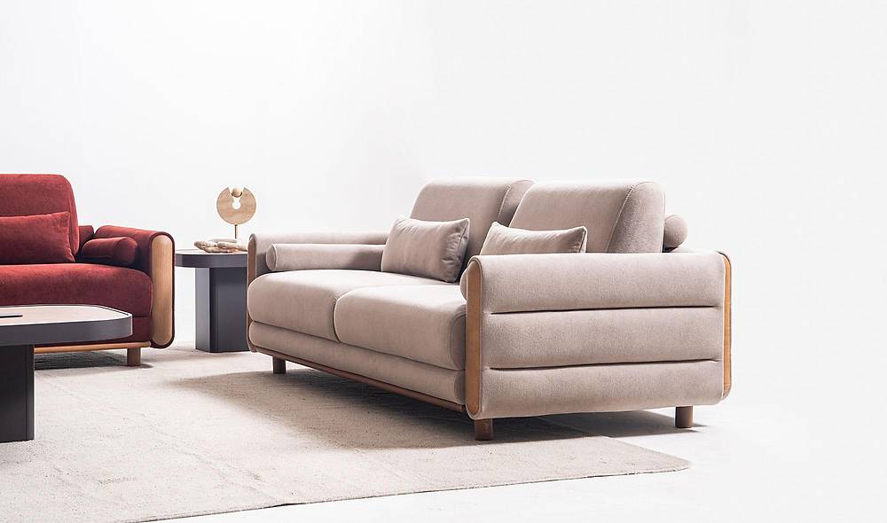 George Sofa Set - Oak