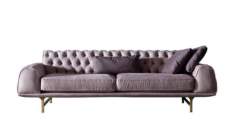 Lusso Gold Living Room Set