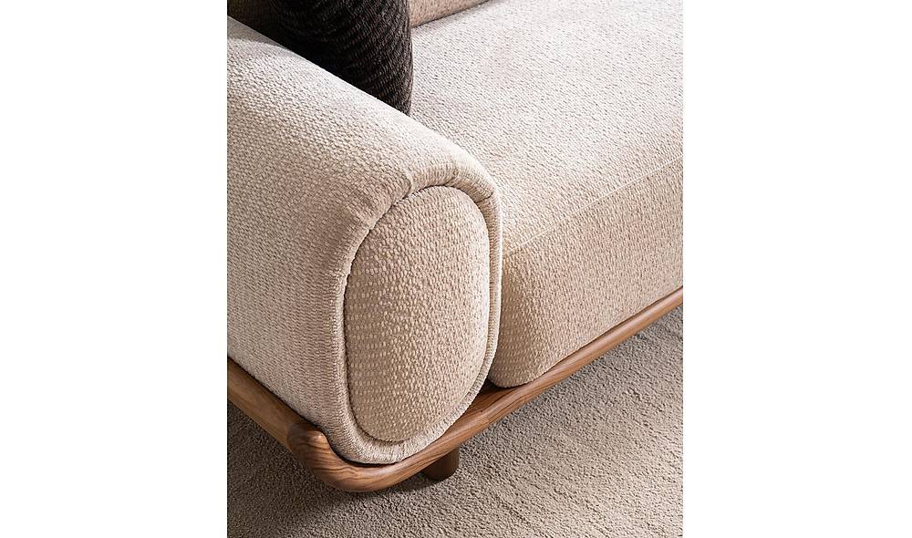 Maisie Sofa Set - Dark Brown
