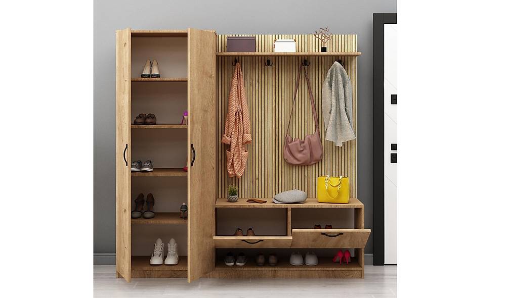 Valeria Coat Rack - Oak