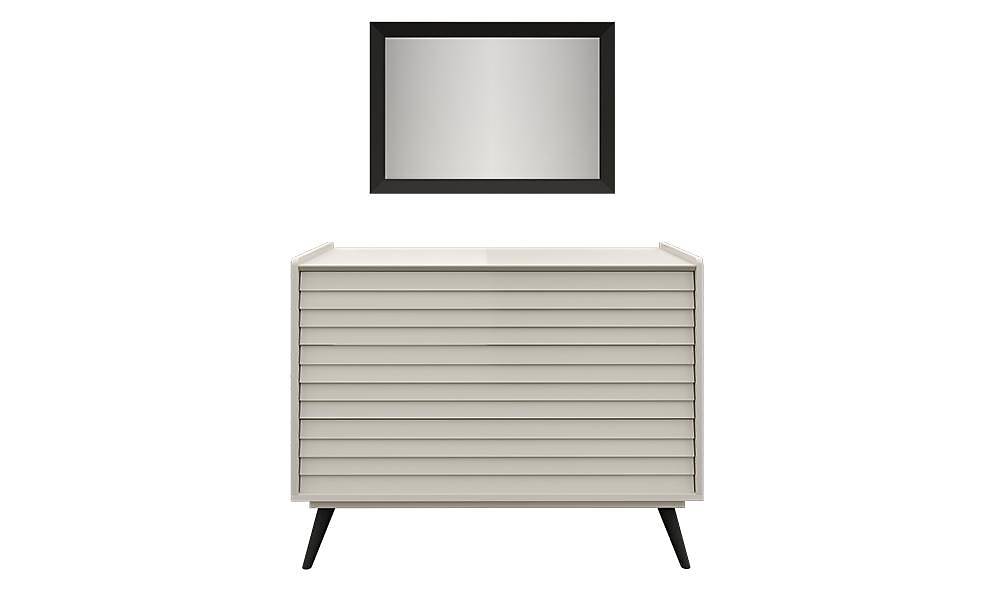 Çizgi Dresser - Ecru