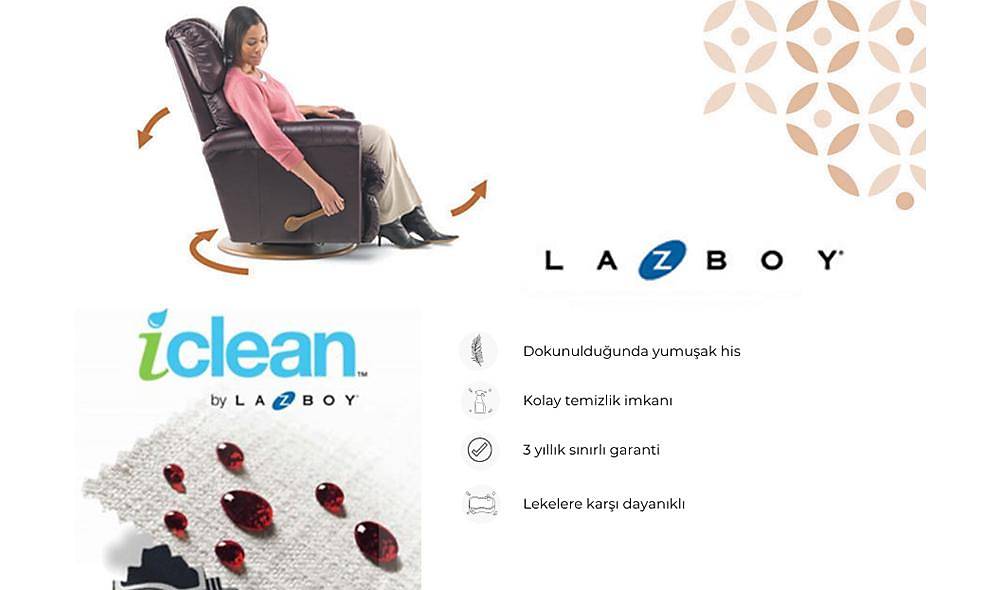 La-Z-Boy Nora Haze Recliner - Ecru