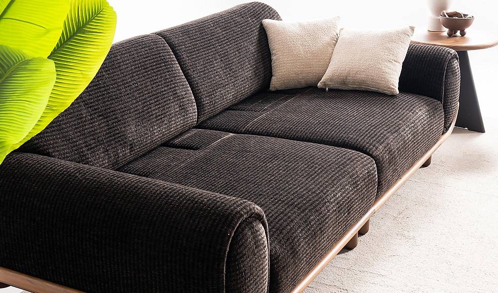 Maisie Sofa Set - Dark Brown