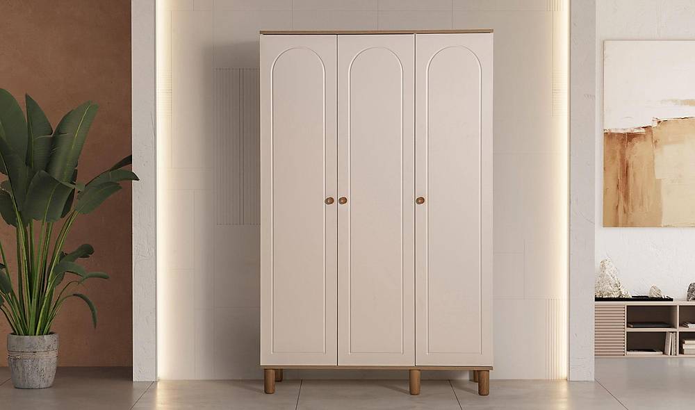 Minty Wardrobe - 3 Door